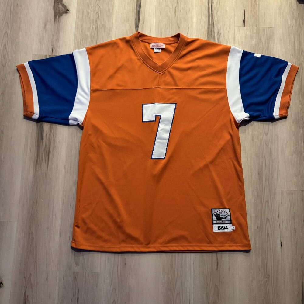 John Elway Denver Broncos 1994 Orange Legacy Jersey Size 58 (4XL)